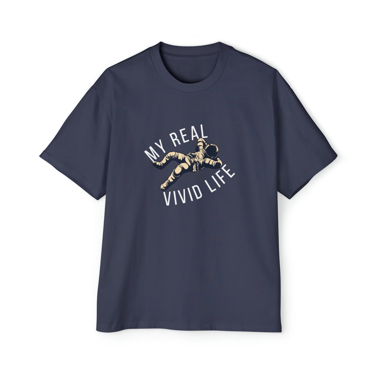 My Real Vivid Life Oversized Hoodie T-Shirt