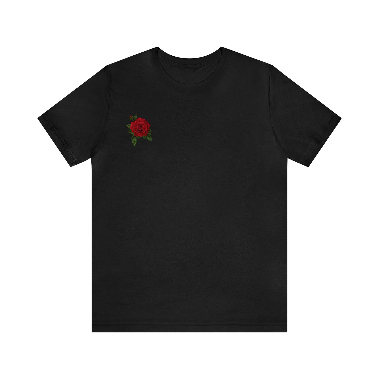 Minimal Rose Graphic T-Shirt