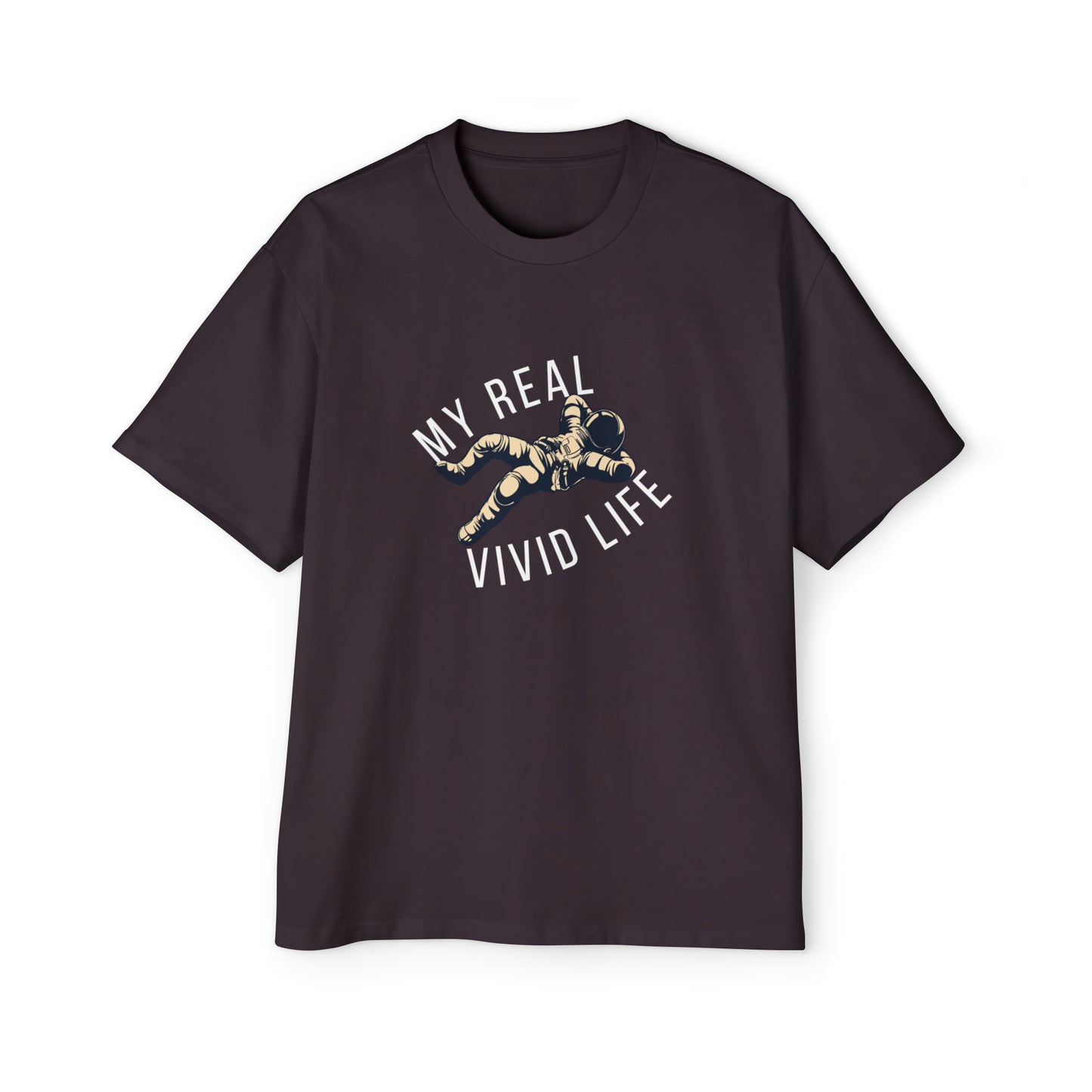 My Real Vivid Life Oversized Hoodie T-Shirt