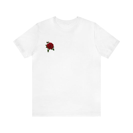 Minimal Rose Graphic T-Shirt