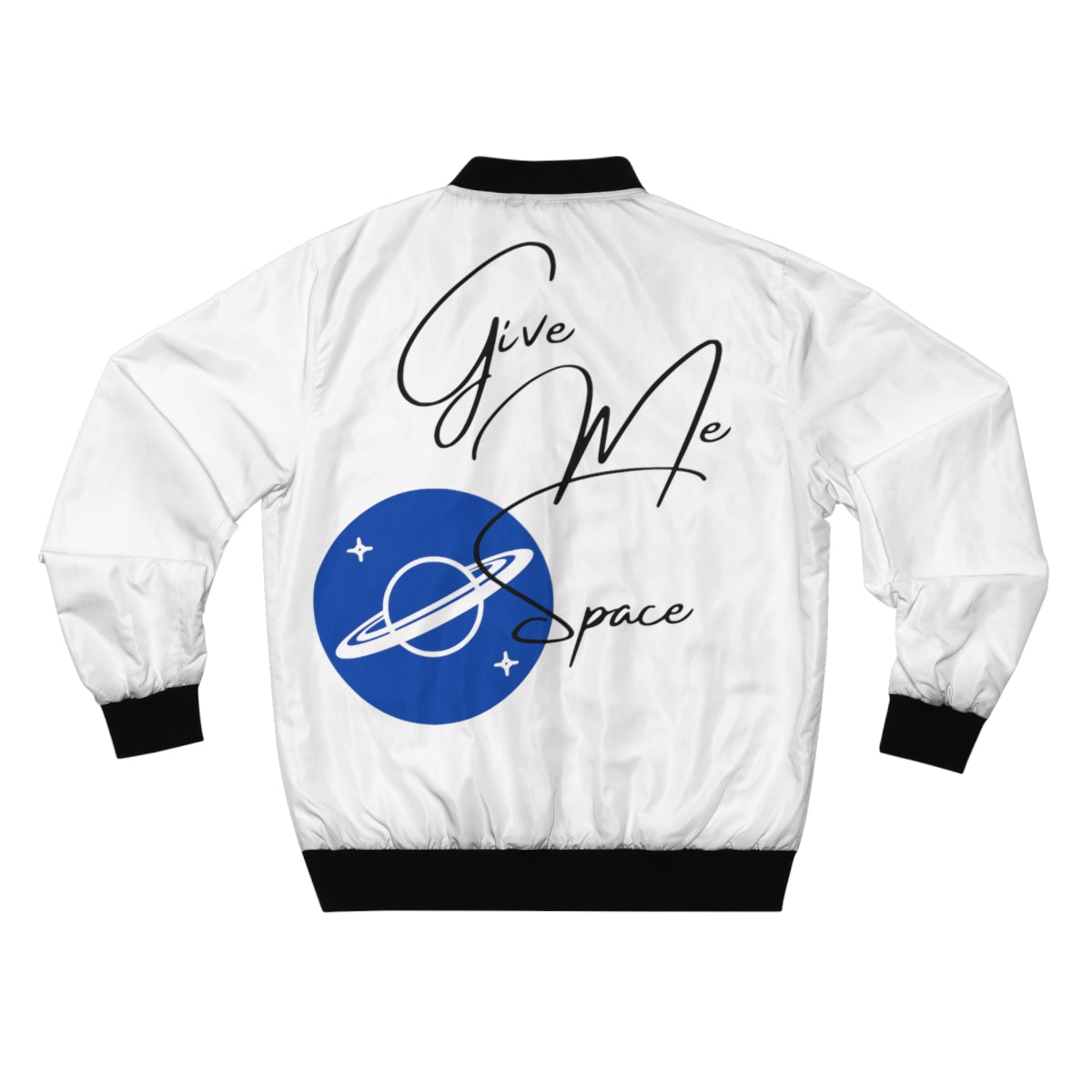 Give Me Space (Solar White) Bomber Jacket