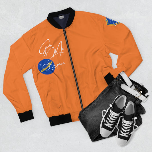 Give Me Space (Crew Orange) Bomber Jacket